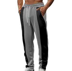 กางเกงกีฬาลำลองสำหรับผู้ชาย เอวยางยืดเนื้อผ้าใส่สบาย ระบายอากาศได้ดี แห้งเร็ว ตัดต่อสีสันสวยงาม เหมาะสำหรับวิ่งช้าๆ - Product Image 4