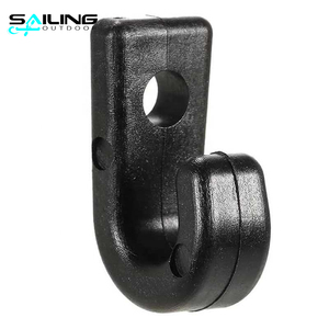 Boucle <span class=keywords><strong>de</strong></span> fixation <span class=keywords><strong>de</strong></span> type J en ABS pour kayak, canoë, yacht, tente, bâche, <span class=keywords><strong>point</strong></span> d'ancrage pour corde - Product Image 2