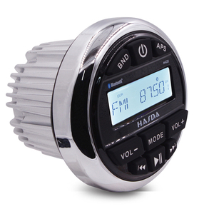 Haut-parleurs marins étanches de 6,5 pouces H-053*4 + Écran LCD + Lecteur radio MP3 BT H-832 + Câble de données USB + Antenne - Ensemble - Product Image 1