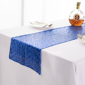 <span class=keywords><strong>Chemin</strong></span> <span class=keywords><strong>de</strong></span> <span class=keywords><strong>table</strong></span> Yinon à imprimé animal, 3 couches, entièrement brodé <span class=keywords><strong>de</strong></span> paillettes, personnalisable, style méditerranéen, 100% polyester, en gros - Product Image 1