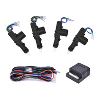 Kit de verrouillage centralisé automatique pour véhicules, avec 2 moteurs de commande et 2 moteurs d'actionnement, pour la plupart des voitures 4 portes