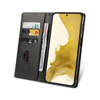 Funda Tipo Cartera de Cuero PU Premium para Samsung S22 Plus - Funda con Soporte para Teléfono, Ranuras para Tarjetas, Cierre Magnético y Protección Contra Impactos