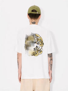 <span class=keywords><strong>Camiseta</strong></span> Unisex Vintage Primavera-Verano 2025, Nueva, con Estampado de Dibujos Animados en la Espalda, Cuello Redondo, Manga Corta, Ajuste Holgado, Transpirable, de Algodón - Product Image 6