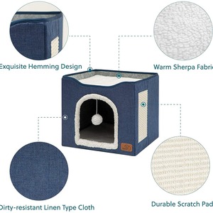 Luxus-Katzen betten, gemütliche Katzen höhlen und geräumige Haustier käfige und-häuser: Ein Paradies für Ihre Katzen freunde. - Product Image 5
