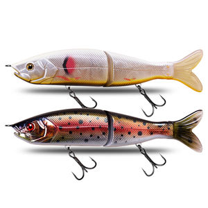 Oem gros gibier d'eau salée en plastique mer basse leurres en gros multi articulé swimbait wobbler de pêche leurre - Product Image 3
