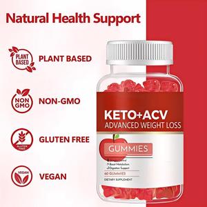 Caramelle Gommose Dimagranti a Marchio Privato, Caramelle Personalizzate all'Aceto di Mele per il Controllo del Peso, OEM con MOQ Basso e Sconti Quantità - Product Image 2