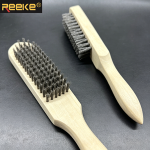 Industrial Grade Rust Removal Cleaning 2 Inch 2 Mm Implicity Stainless Steel White Wooden Handle 180 Pieces 3 Months - Product Image 6