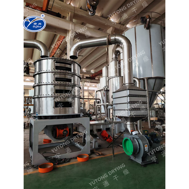 LZG Model Grains Vegetables Fruits Helix Vibration Dryer Easy Operation High Thermal Efficiency Helix Vibration Dryer