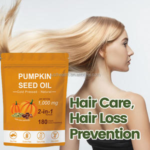 순수 천연 보충제 호박씨 오일 캡슐 2 in 1 호박씨 오일 소프트젤 (쏘팔메토 함유) 모발 성장, 피부 관리용 - Product Image 6