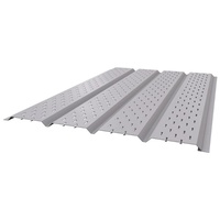 Panel de Techo Ventilado de Aluminio de 16 Pulgadas y 12 Pies, 0.35 mm, Estándar ASTM, para el Mercado de América del Norte/Sur