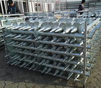 Ancre de clôture robuste de qualité Q235 fabriquée en acier au carbone brut, fabriquée en Chine