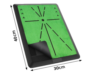 CZFIT Customizable Replaceable Velvet <b>Golf</b> Hitting Mat with Hidden Handle for Home Training-Versatile <b>Golf</b> Swing Mat - Product Image 2