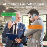 Ai Traducteur Bluetooh Écouteur Voyage d'affaires Portable Crochet d'oreille Casque sans fil Personnaliser Logo