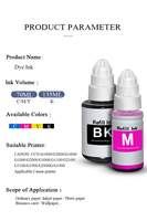 Cartouches d'encre noires pour imprimante Canon, 135ml, pour appareil d'impression, TS3380, G1800, MP288, G1810