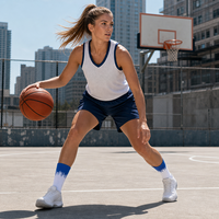 Chaussettes de sport respirantes et rembourrées, chaussettes de compression avec soutien de la voûte plantaire, chaussettes de basket-ball