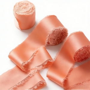 ริบบิ้นชีฟองขอบดิบ ลดราคาพิเศษ สำหรับงานแต่งงาน ห่อของขวัญ DIY งานฝีมือ - Product Image 1