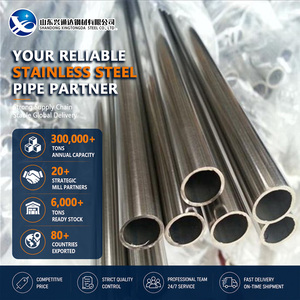 Tubo de Acero Inoxidable 202 310S 8K Soldado al Espejo de 33.4mm 5.0mm DIN 17456 para Construcción - Product Image 1