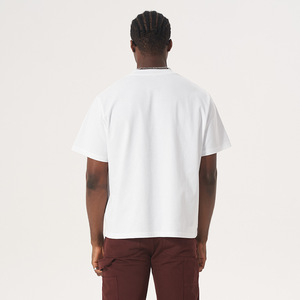 Camiseta de Manga Corta 100% Algodón, 240g, Estilo Urbano, Lisa, Holgada, Transpirable, Anti-UV - Product Image 4
