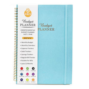 2025 Cahier avec logo personnalisé Cahier de journal avec impression personnalisée Journal financier personnalisé Planificateur financier mensuel - Product Image 4