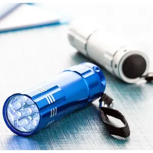 <b>Flashlight</b> <b>TORCH</b> IN ALUMINIUM 9 LED personalized gadgets - Product Image 1