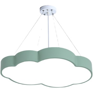 Plafonnier LED en forme de nuage pour salle de classe de maternelle, chambre d'enfant, aire de jeux, lieu de loisirs, motif nuage blanc, tête unique - Product Image 5