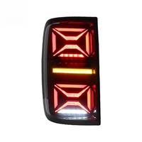 Luces Traseras HETOP para Amarok 2008-2020, Luces Traseras LED para Automóvil, Diseño Trasero Mejorado, Luces Traseras LED Plug and Play para Volkswagen