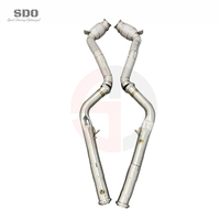 Tubo de Escape de Alto Rendimiento SD con Catalizador para Mercedes-Benz G63 AMG W464 W463A 4.0T 2019-2023, Colector con 100/200/300 Celdas