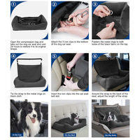Housse de siège de voiture pour chien lavable imperméable à l'eau Offre Spéciale lit de siège de traversin de voiture pour chien de grande taille
