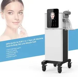 Xách tay 2 trong 1 Công nghệ khuôn mặt và cơ thể chống lão hóa giảm nếp nhăn kích thích collagen tái tạo và làm tăng cơ bắp giai điệu