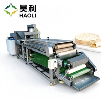 Machine automatique de fabrication de tortillas, ligne de production commerciale de tortillas de farine, de roti, de chapati et de pain pita