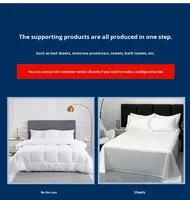 Fournisseur de couettes pour l'hôtellerie |   Housse anti-duvet en coton + Rembourrage en microfibre |   Commande en gros, étiquette/emballage OEM, plusieurs tailles
