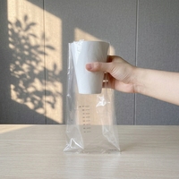 Sac de collecte jetable transparent de 22 oz, très vendu, avec protection des mains, pour liquides (estompage à chaud), usage urinaire et vomi, sac de commodité