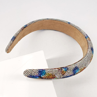 Serre-tête tendance en plastique avec strass et éponge en forme de papillon tentaculaire pour femmes, accessoires de cheveux, 12,5 cm, pour fêtes et usage quotidien