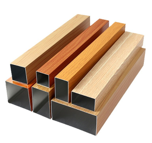 Profilés en <span class=keywords><strong>aluminium</strong></span> colorés au prix d'usine, tubes carrés en <span class=keywords><strong>aluminium</strong></span> avec revêtement en poudre - Product Image 2