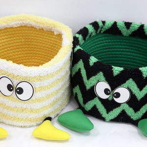 Vendita calda piccolo simpatico cesto portaoggetti in cotone design animale - Product Image 2