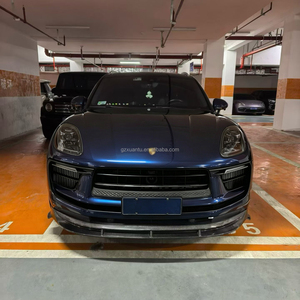 Lèvre de pare-chocs avant en fibre de carbone 95B.3 pour kit carrosserie <span class=keywords><strong>Porsche</strong></span> <span class=keywords><strong>Macan</strong></span> <span class=keywords><strong>S</strong></span>, protection et décoration du spoiler avant 2023+ - Product Image 2
