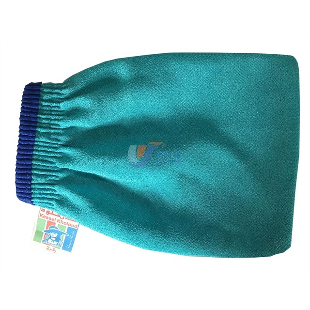 Rough Magic Eco-Friendly Blue Peeling Glove 300D 100% Viscose Cleaning Body Washing Mitt Exfoliating Bath Mitt for Shower