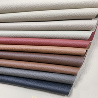 Rollo de Tela Sintética de PVC con Estampado Clásico en Relieve, Cuero Artificial Impermeable para Decoración de Sofás, Interiores de Automóviles y Mesas