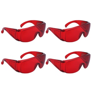 Dental Red Safety Goggles CE Certified Multi-Function for <b>Teeth</b> <b>Whitening</b> and Eye Protection During Dental Industry Work - Product Image 1
