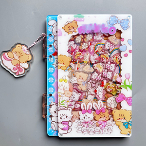 Cuaderno Acrílico de las Chicas Powerpuff, Cuaderno de Hojas Sueltas <span class=keywords><strong>A7</strong></span> con Personajes de Dibujos Animados, Perlas Decorativas de PVC, Éxito de Ventas en Estados Unidos - Product Image 5