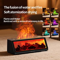 Diffuseur d'arômes pour cheminée, 7 couleurs de flamme, humidificateur, diffuseur de parfum, diffuseur d'huiles essentielles pour cheminée