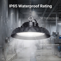 Projecteur LED UFO à haute luminosité AC120-277V 54000lm 300W avec couvercle en PC pour grand entrepôt