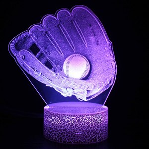 Lampe de nuit LED gravée en acrylique 3D, lampe de personnage, 7 couleurs, décoration lumineuse pour sport, danse, série <span class=keywords><strong>Star</strong></span> - Product Image 5