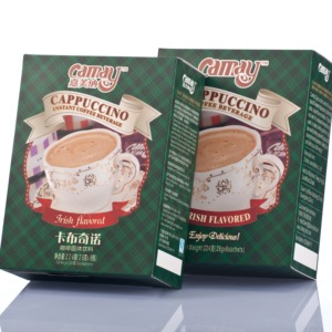 Mezcla instantánea de polvo de capuchino irlandés | Sabor cremoso de café italiano | Fácil de preparar | OEM/ODM disponible | Suministro de fábrica al por mayor - Product Image 1