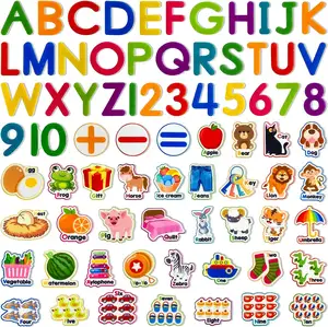 Giocattoli per bambini storia sensoriale educativa lettere ABC numeri dell'alfabeto apprendimento feltro flanella board pezzi per l'asilo prescolare