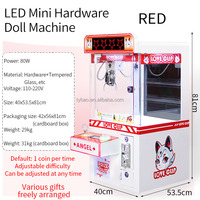 Pabrik Menjual Mesin Cakar Mini Layar Dot-Matrix Akrilik Logam, Konsol Game Koin, Antarmuka Bahasa Inggris, Bersertifikasi CE