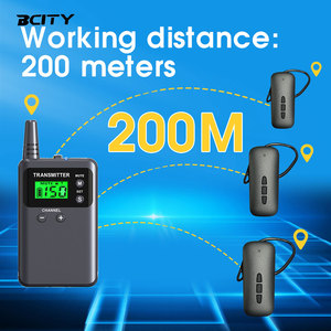 Sistema di Guida Turistica BCITY Anti-interferenza per Musei, Chiese, Conferenze, Insegnamento e Formazione, Supporta 3 Persone per Spiegazioni - Product Image 3