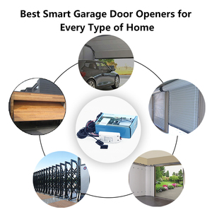 AGSHOME Ouvre-<span class=keywords><strong>porte</strong></span> <span class=keywords><strong>de</strong></span> <span class=keywords><strong>garage</strong></span> intelligent moderne, télécommande universelle WiFi, compatibilité Alexa et Google Home, garantie 1 an - Product Image 2