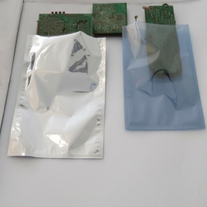 OEM PRO0126 Cleanroom Anti-Static ESD Shielding Bags ROHS Certified Zipper Top EMI Screen Printed VMPET/PET <b>Material</b> - Product Image 1