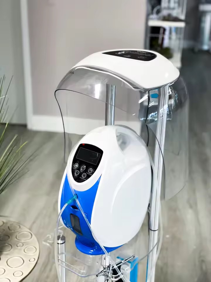 Machine O2toderm à LED